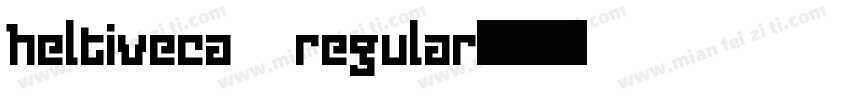 heltiveca regular字体转换